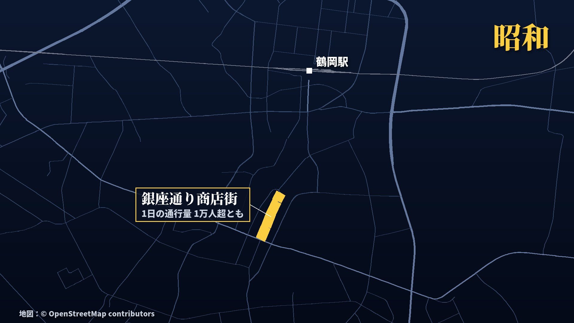 銀座通りの位置